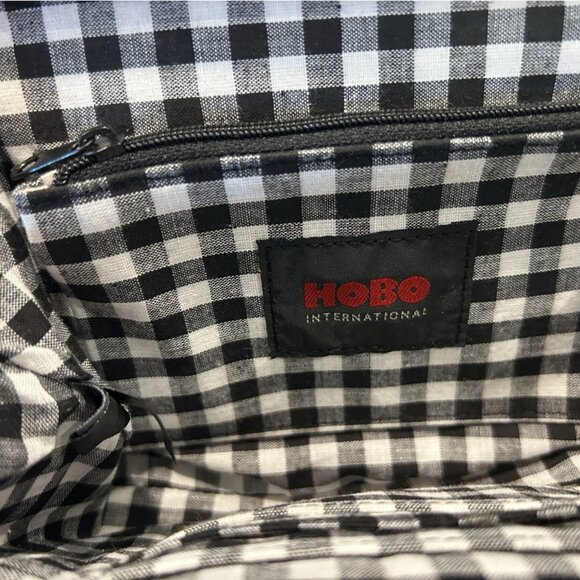 Hobo International Red Patent Leather Clutch Handbag w/chain Leather Vintage - Picture 12 of 12